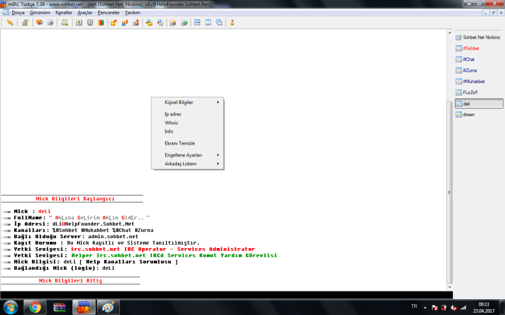 2 | Türkçe mIRC indir - Resmi mIRC indirme Sitesi